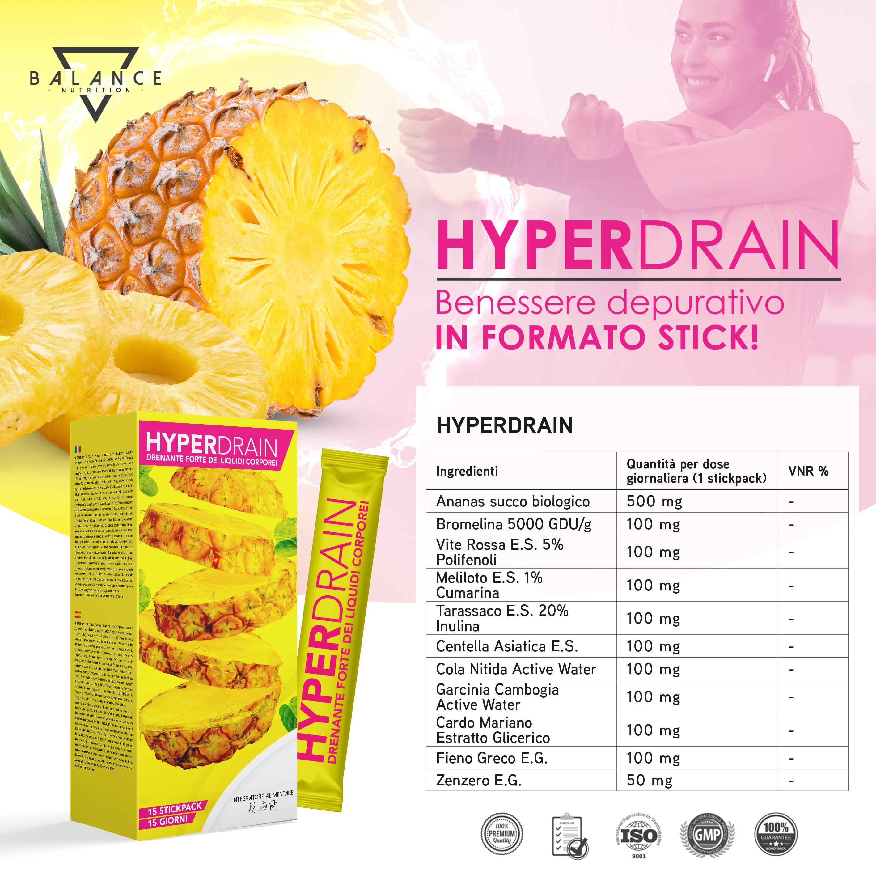 HYPERDRAIN® - Gustoso e Depurativo - Balance Nutrition