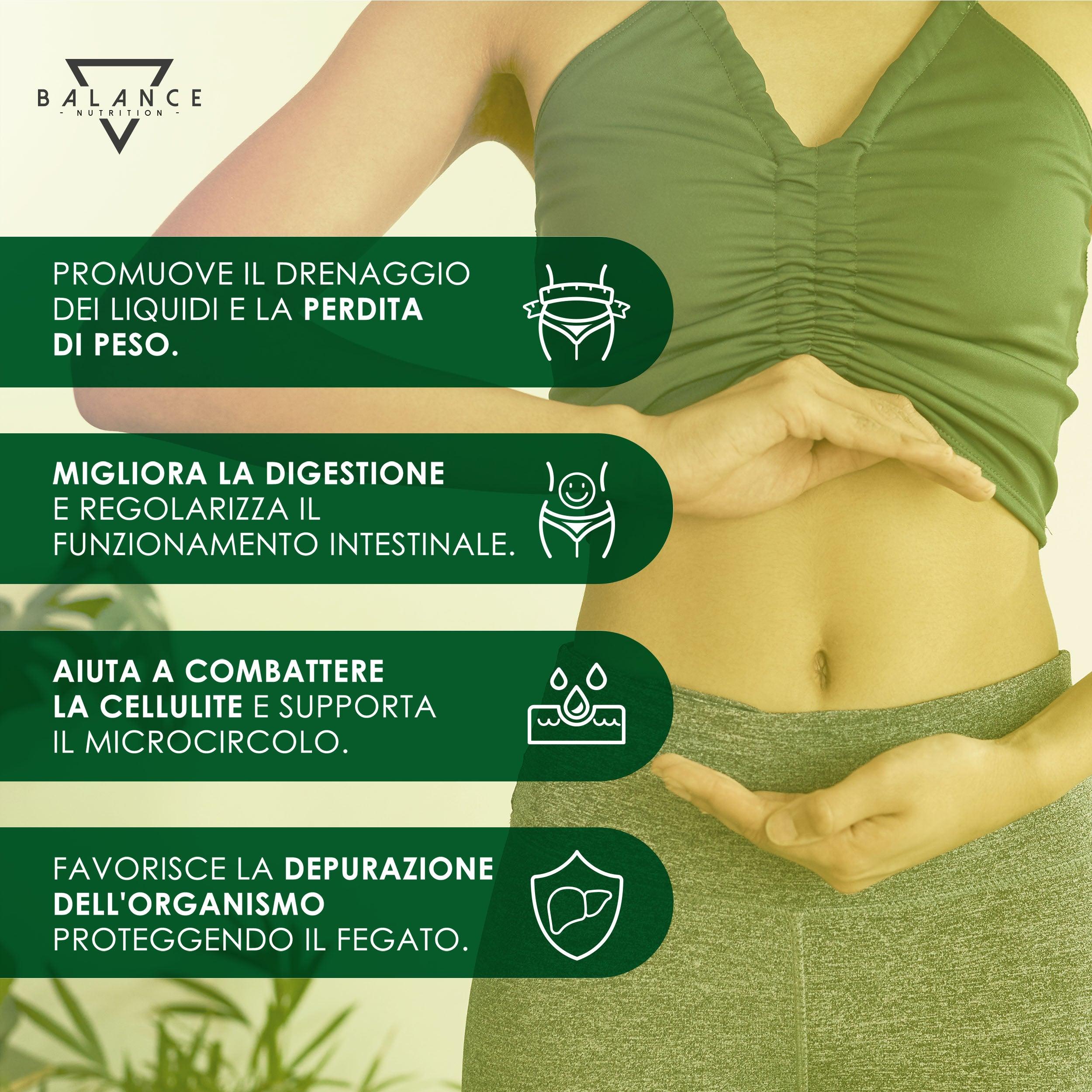 SLIMFLOW 50 DETOX - 50 DOSI | Drenante Forte Dimagrante | Detox Dimagrante Drenante Depurativo Antiossidante | 19 attivi con Bromelina Forte | 1000ml per 50 giorni di trattamento - DURA 3 VOLTE DI PIÙ - Balance Nutrition