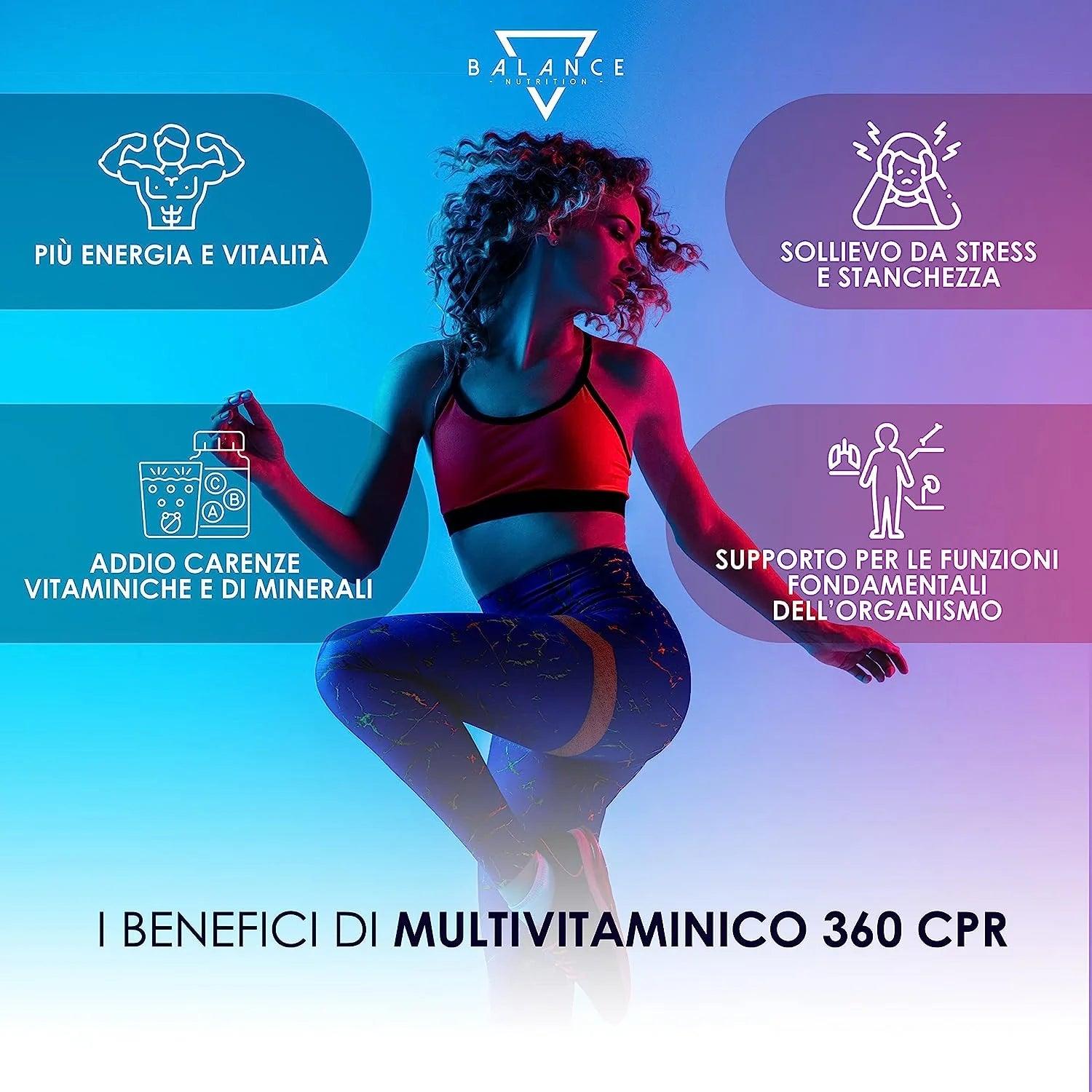 MULTIVITAMINICO - Un tornado di Energia per 1 anno intero - Balance Nutrition