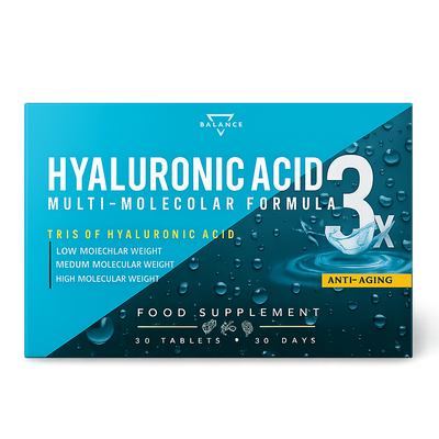 HYALURONIC ACID 3X™ Complément alimentaire à action anti-âge et anti-rides