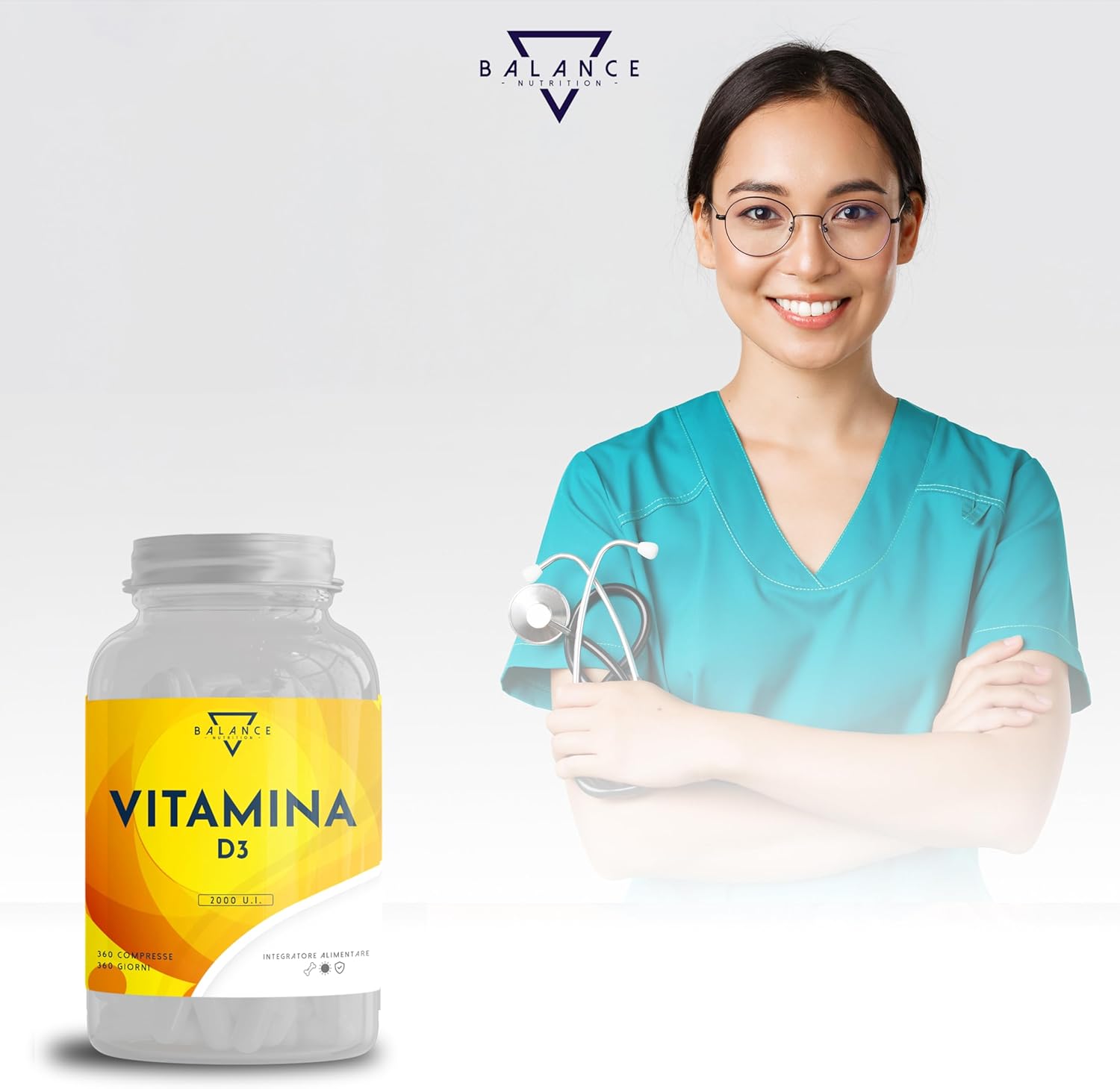 VITAMINA D3 Ossa, Cartilagini, Denti e Intestino - Balance Nutrition