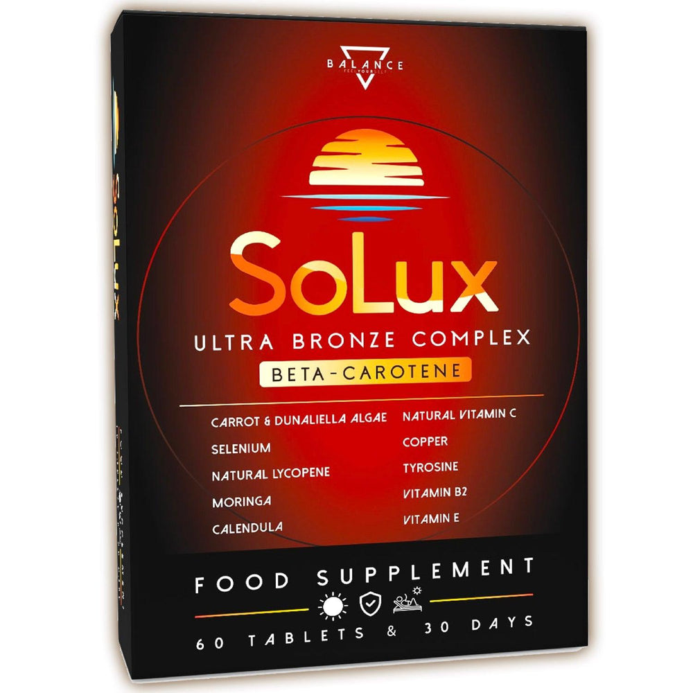 SOLUX™ Integratore alimentare per Abbronzatura sana e dorata - Balance Nutrition