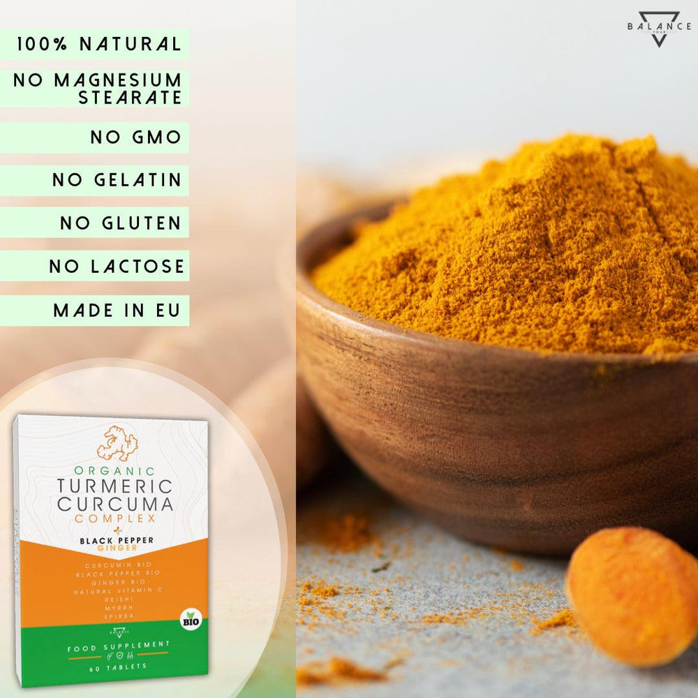 CURCUMA BIO™ - Integratore Alimentare per accelerare il metabolismo e per articolazioni in salute - Balance Nutrition