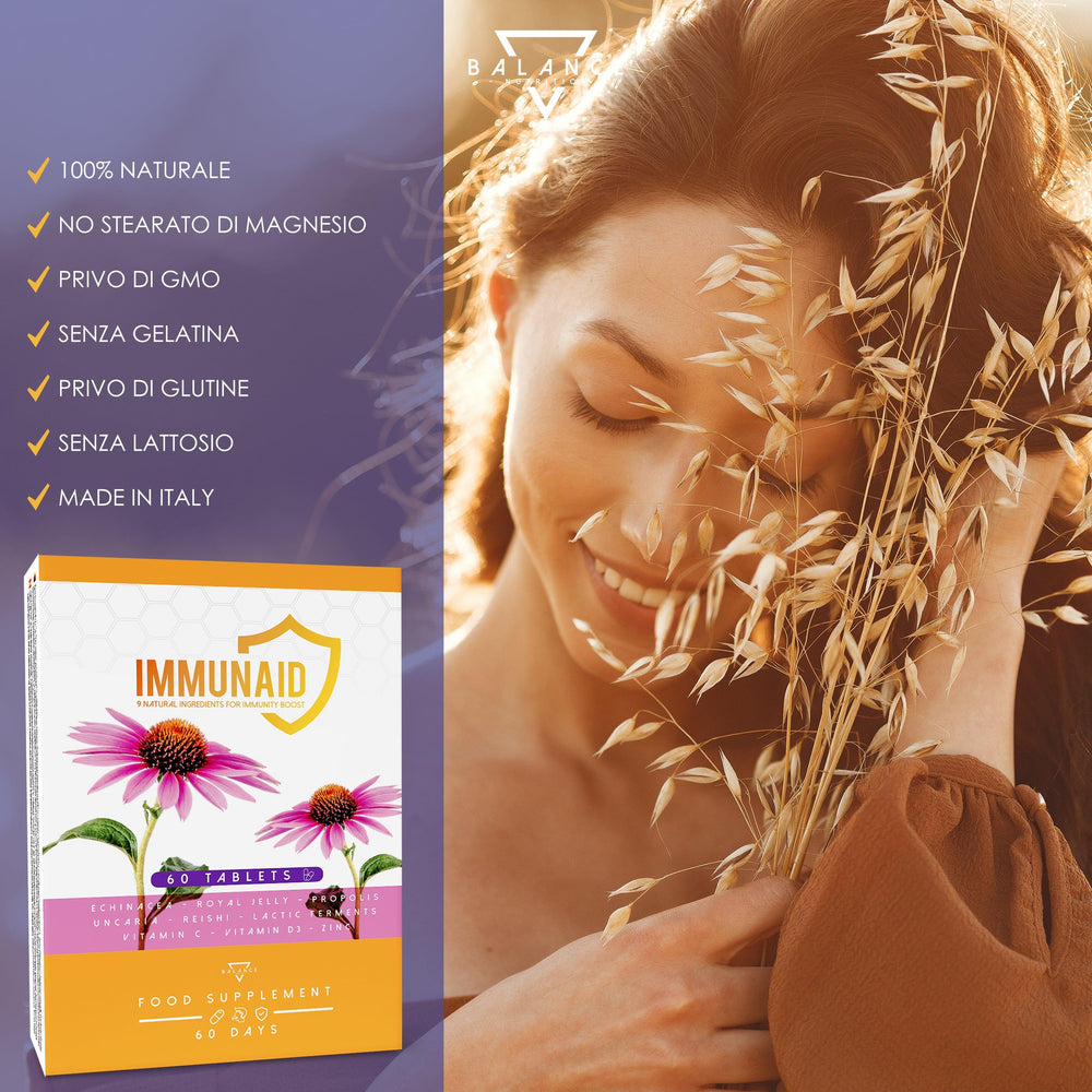 
                  
                    IMMUNAID™ 60 compresse - Integratore per le difese immunitarie - Balance Nutrition
                  
                